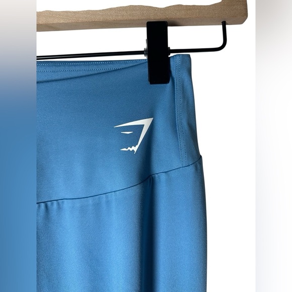 Gymshark Women’s Leggings Blue High Rise Stretch Activewear Pants Size Small - Picture 4 of 7